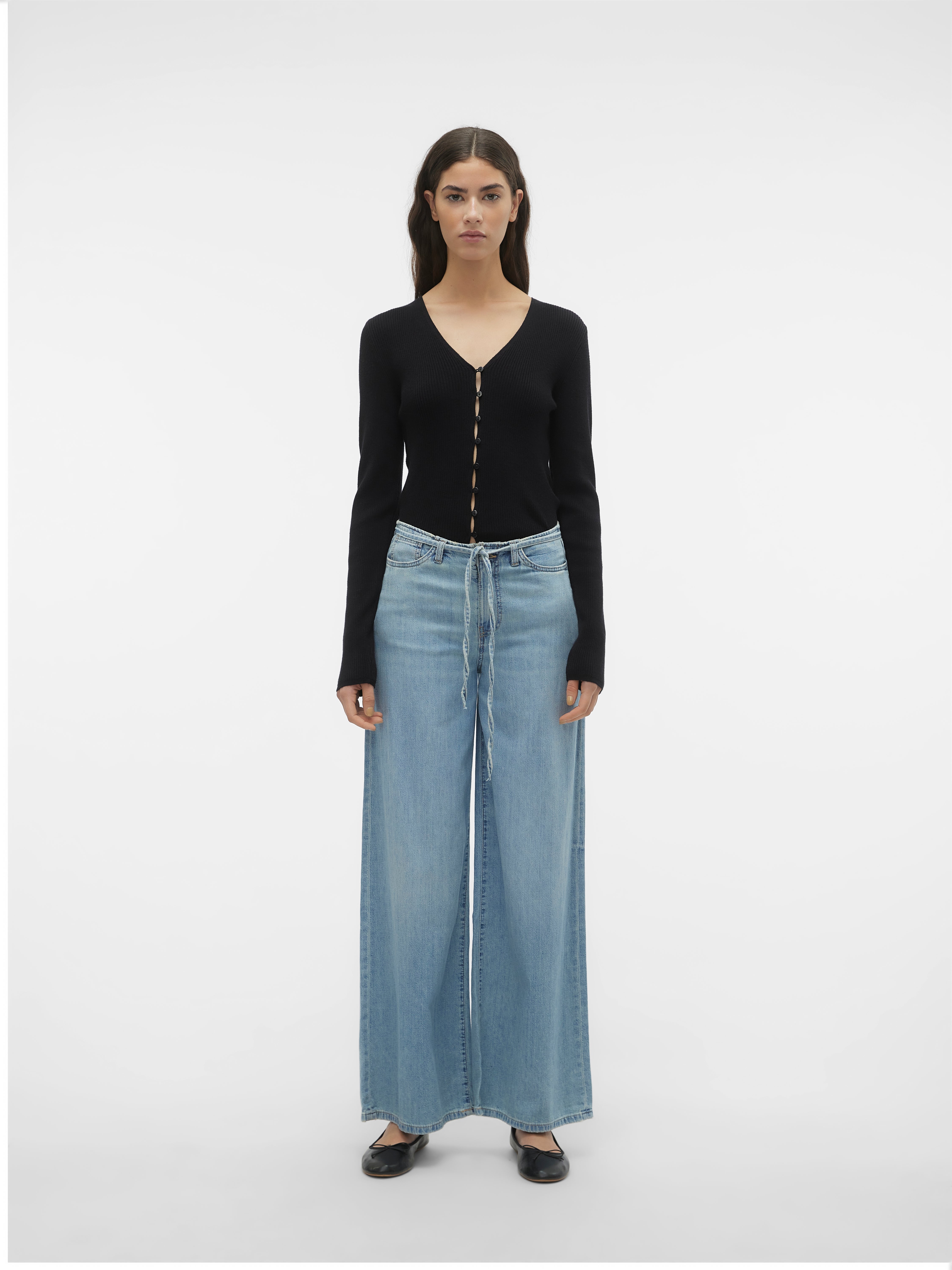 VMANNET Mid rise Wide fit Jeans