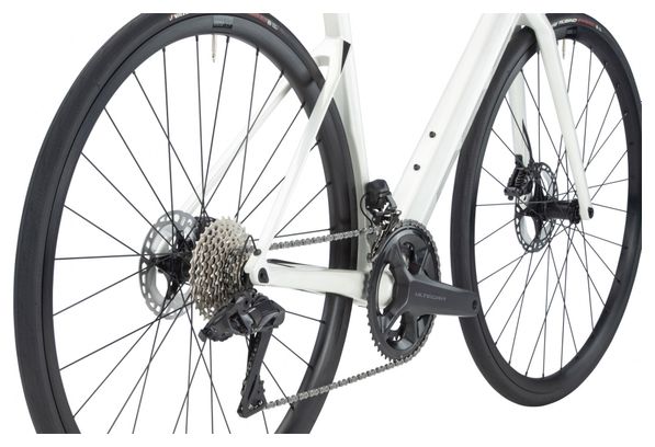 Vélo de Route BMC Roadmachine Three Shimano Ultegra Di2 12V 700 mm Blanc Metallic Off-White 2023