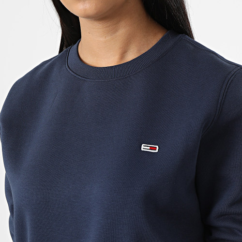 Sweat Crewneck Femme Fleece 9227 Bleu Marine