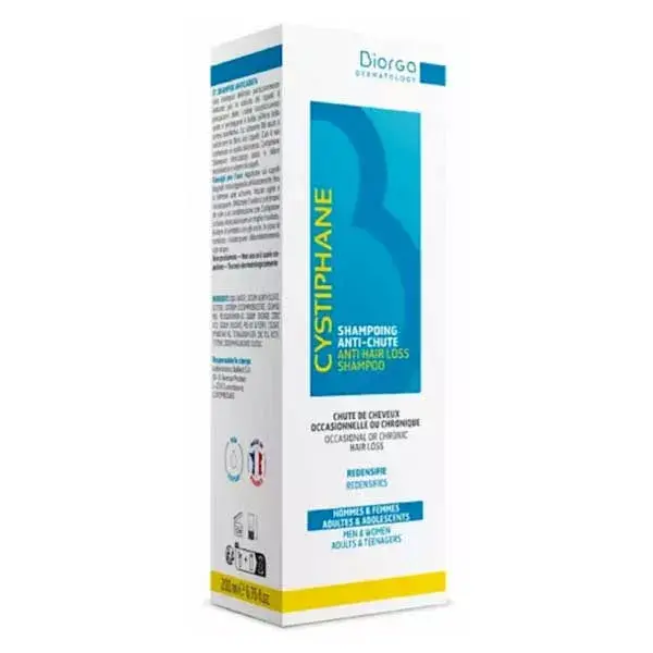 Cystiphane + Shampoing Antichute 200ml Volume et Résistance des Cheveux