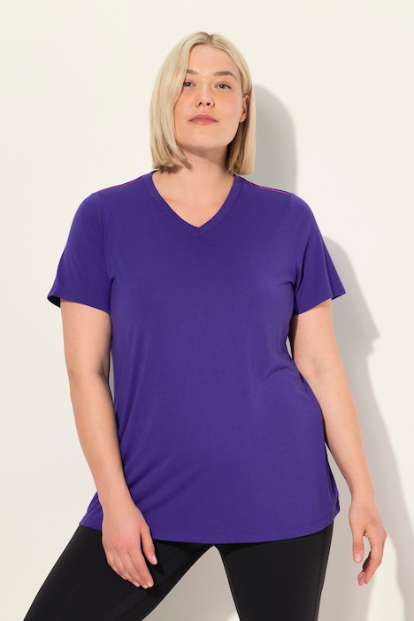 Funktionsshirt, antibakteriell, V-Ausschnitt, Halbarm