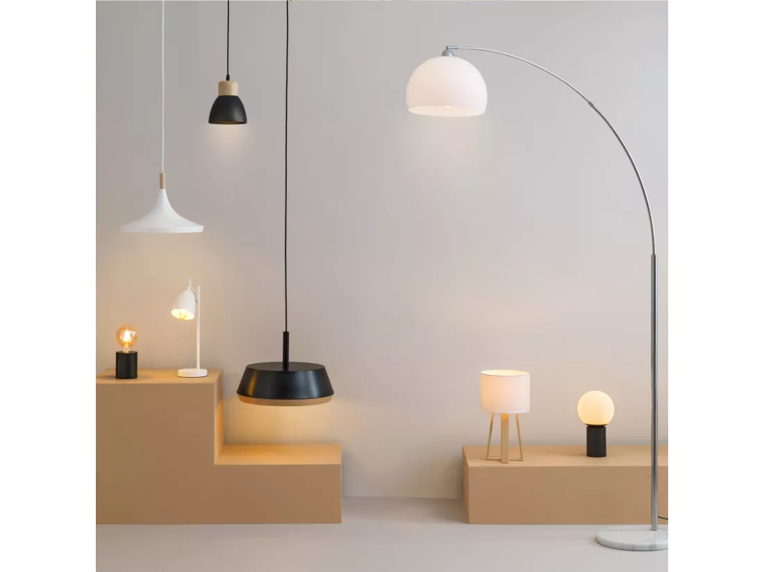 Lampe Socle en métal Dorée H 10.5 cm