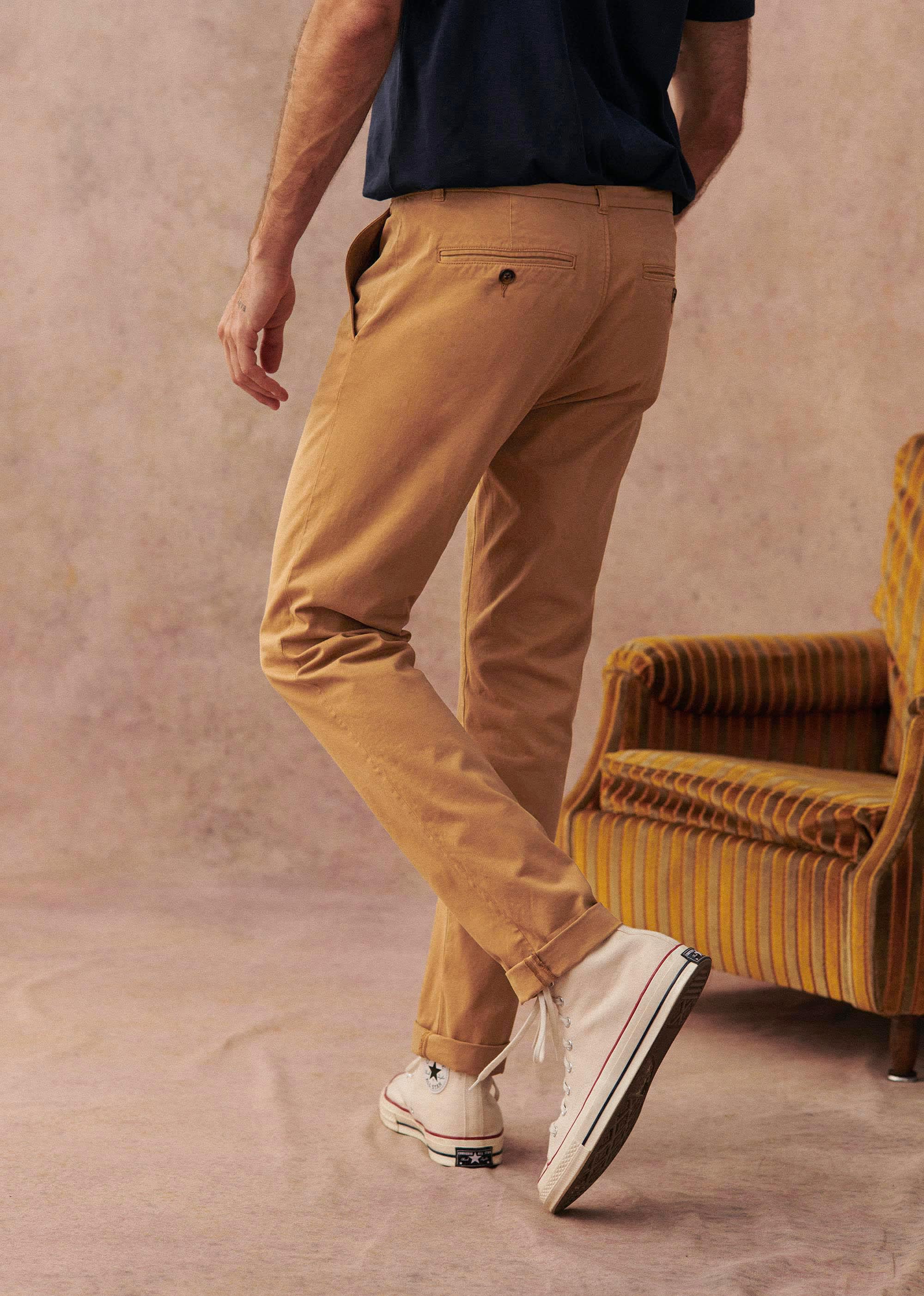 Chino Tom - Beige - E-SHOP/BAS Pantalons 5905606