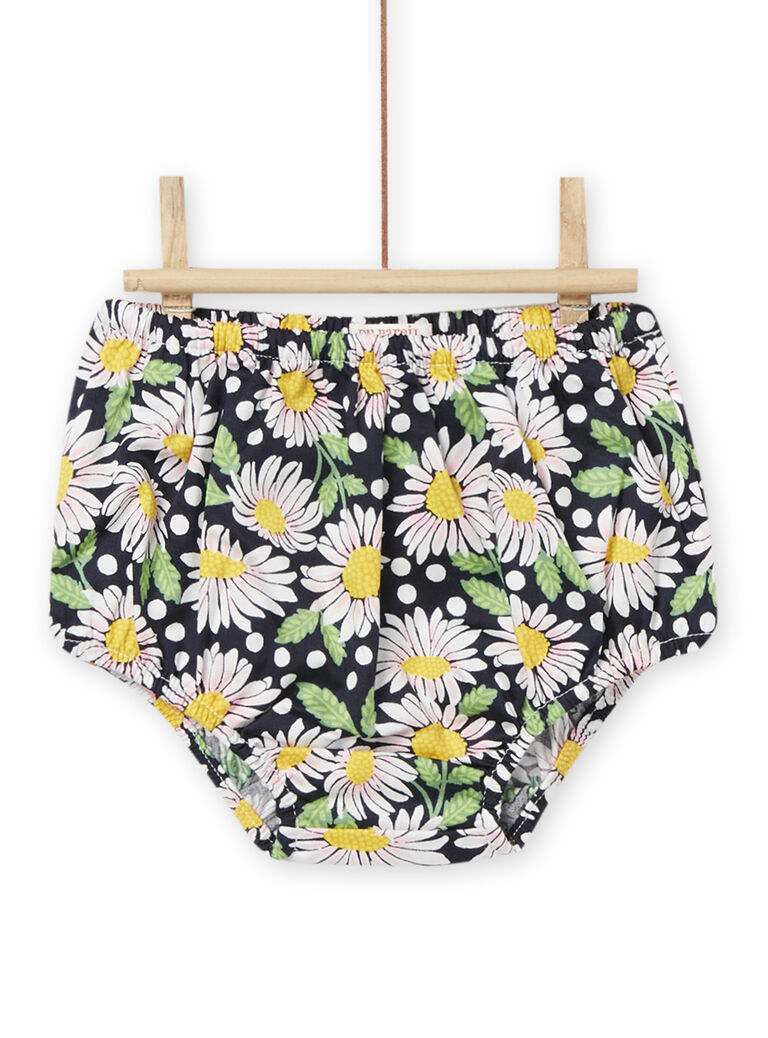 Robe et bloomer imprimé fleuri bébé fille