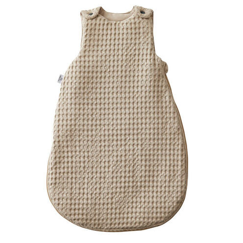 Gigoteuse coton gaufré 0/6 mois - Latte - BB&CO
