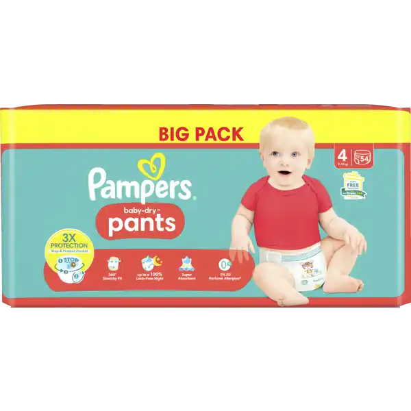 baby-dry pants Gr.4 (9-15kg) Big Pack