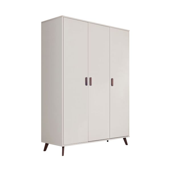 Europe Baby Olivia Kledingkast - 3-Deurs - Oatmeal - Retro