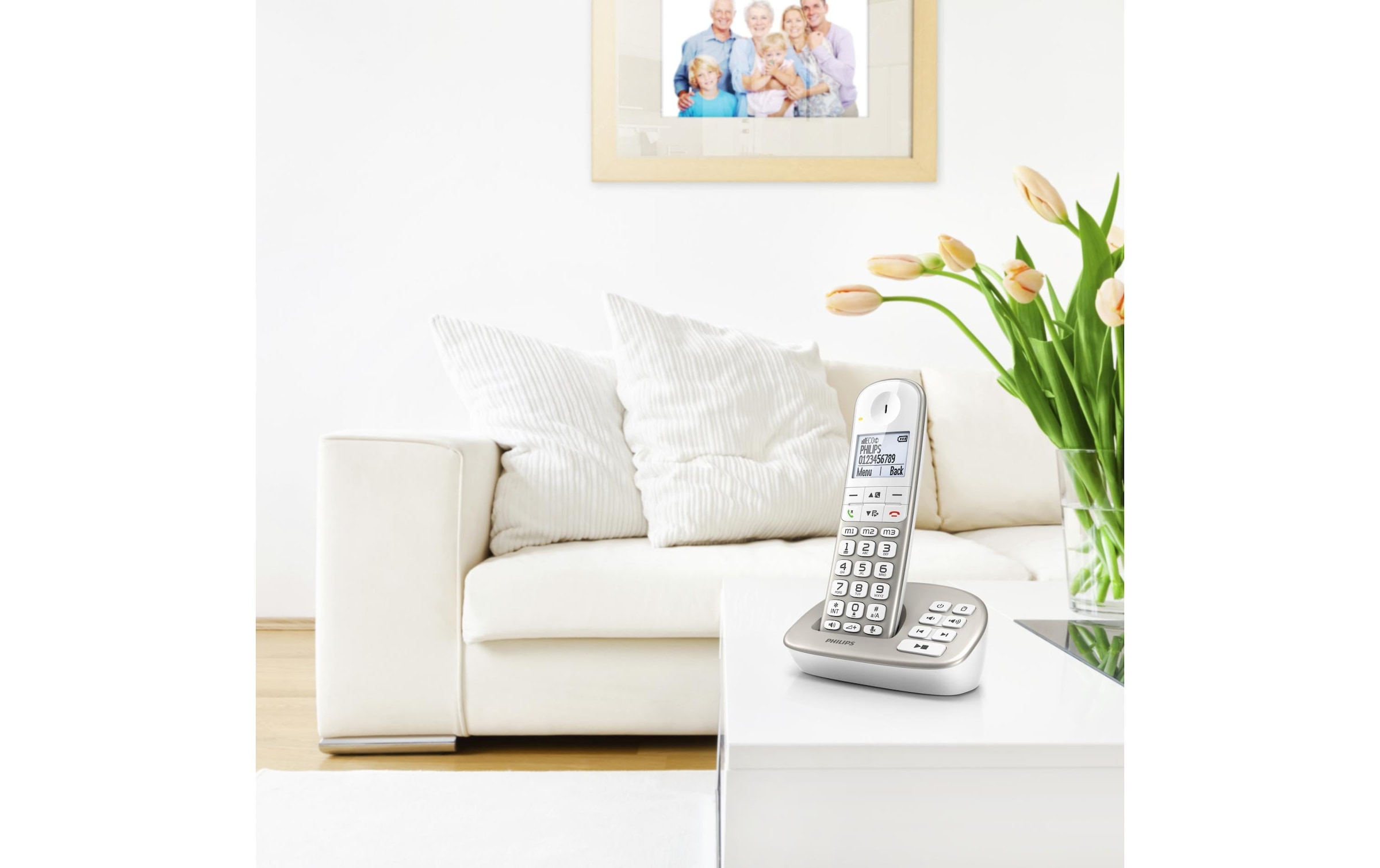 Philips Festnetztelefon »Philips XL4951S Silver« ( )