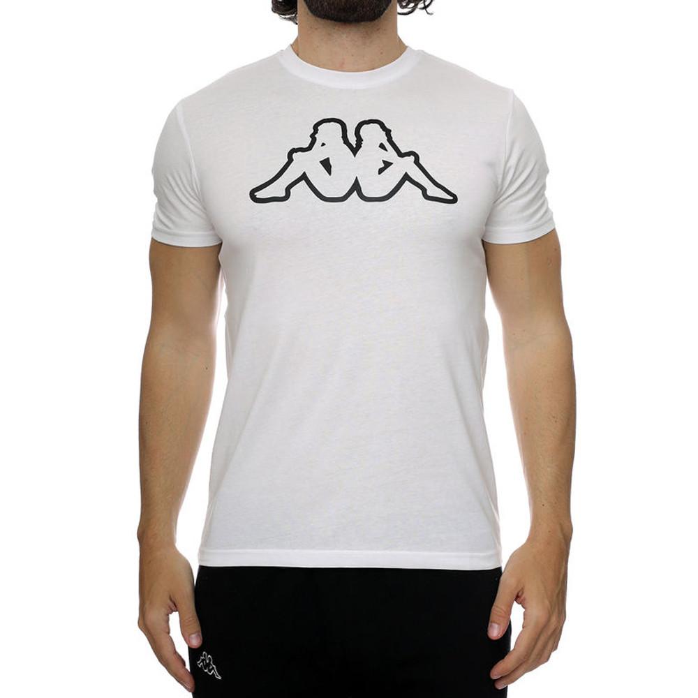 Kappa T-shirt Blanc Homme Kappa Cromen Slim