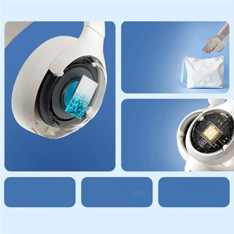 EB325 Bluetooth 5.4 Faltbarer On-Ear Kopfhörer Headset (300mAh) - Schwarz
