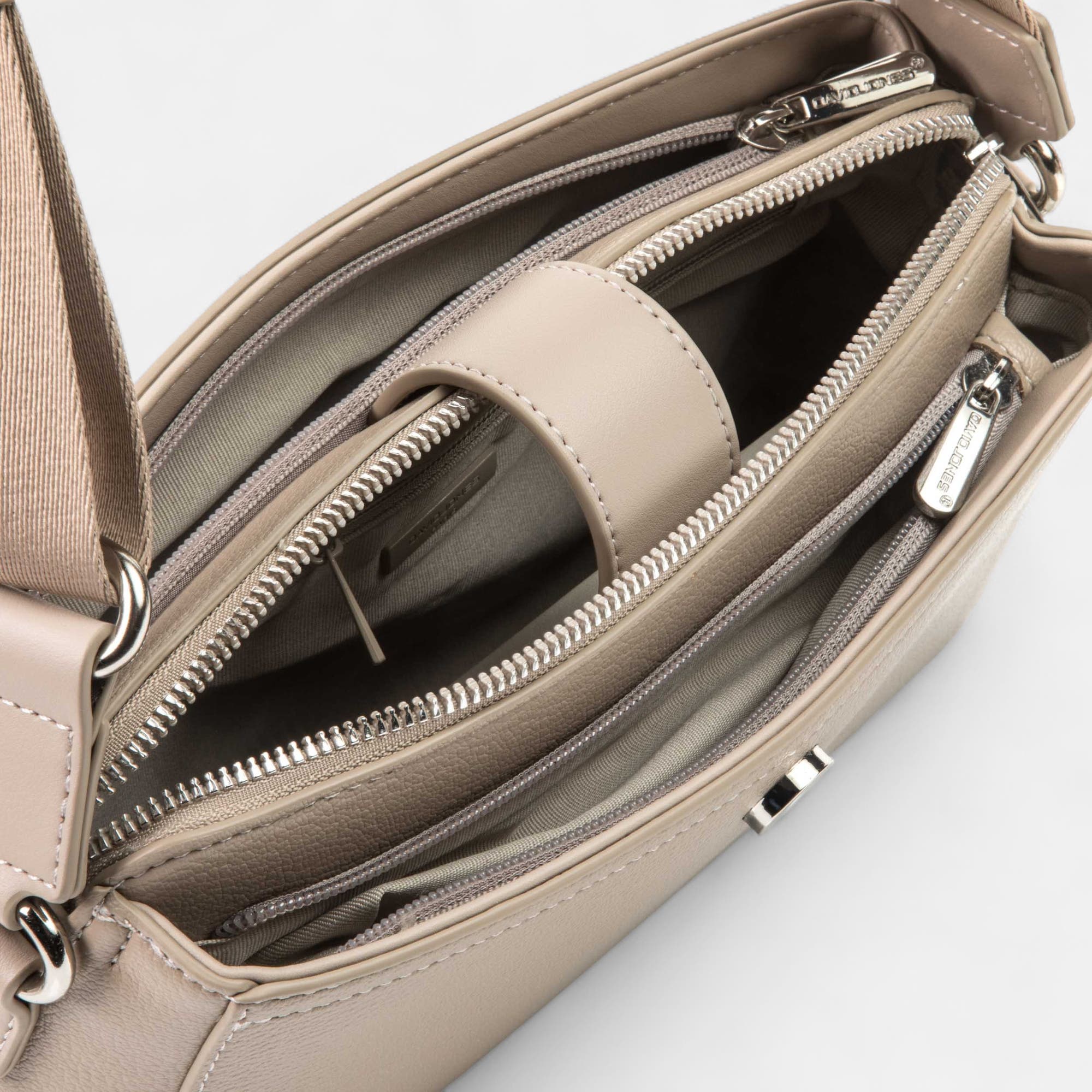Sac bandoulière taupe