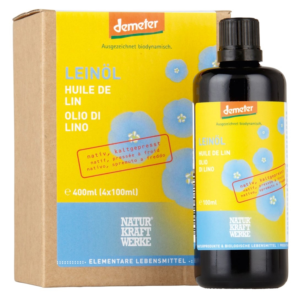 NATURKRAFTWERKE Leinöl Öl nativ Demeter 100 ml
