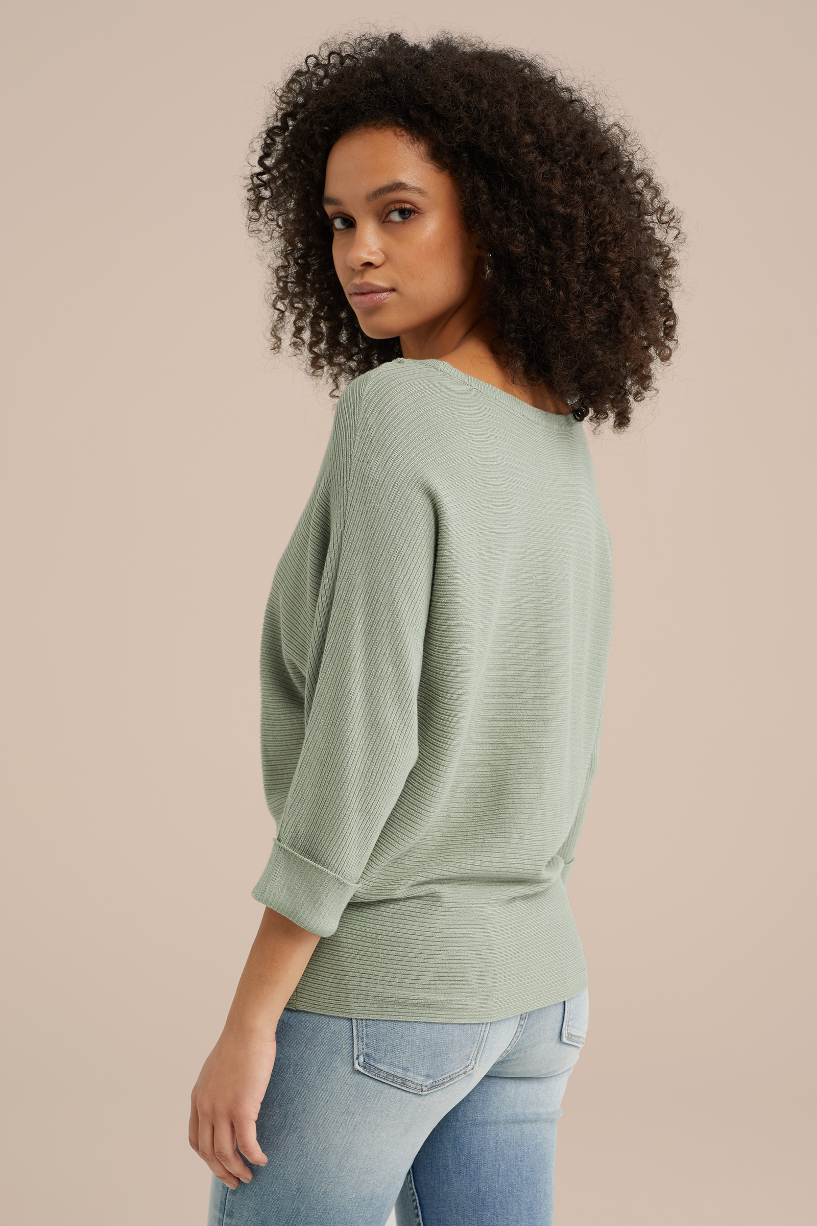 gebreide trui met structuur WE Fashion Lichtgroen