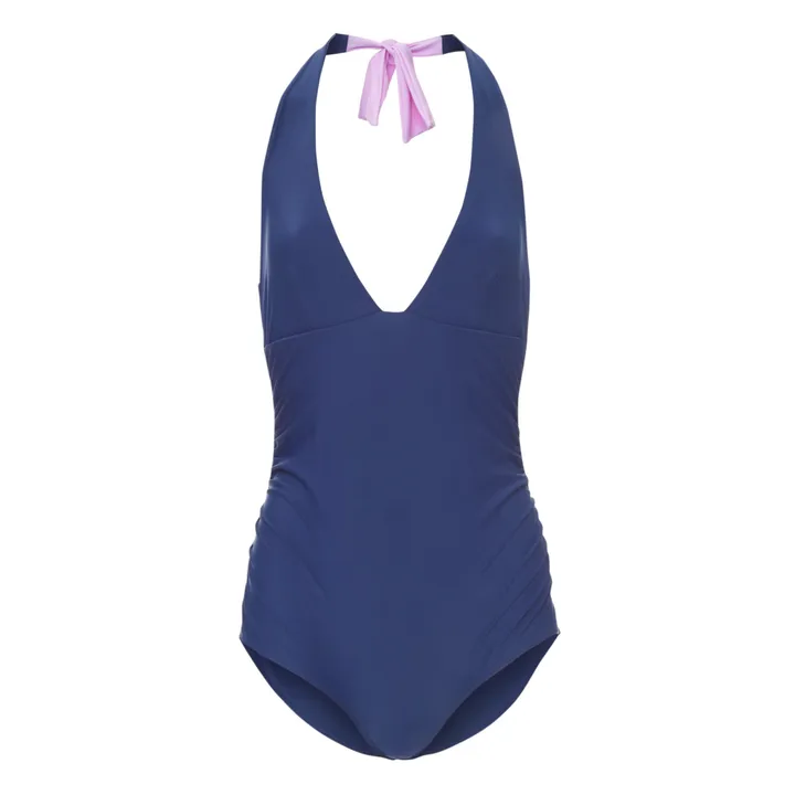 Canopea Maillot de Bain 1 Pièce Polyamide Recyclé Zelie - Collection Femme  | Bleu marine