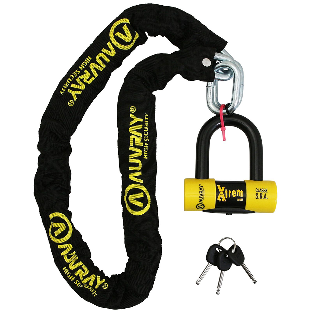 Auvray - Chaîne X.Lock 120 + Bloque Disque Xtrem Mini