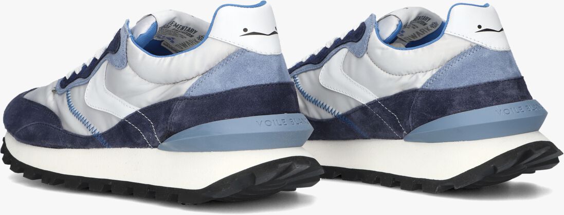 VOILE BLANCHE blauwe voile blanche lage sneakers qwark hype man