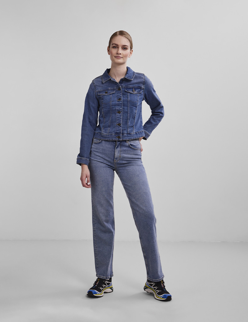PIECES VESTE EN JEAN OIA BLEU MOYEN