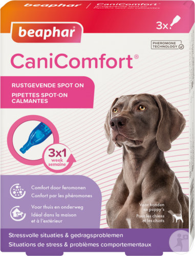Beaphar CaniComfort Pipettes Spot-On Calmantes 3x1ml