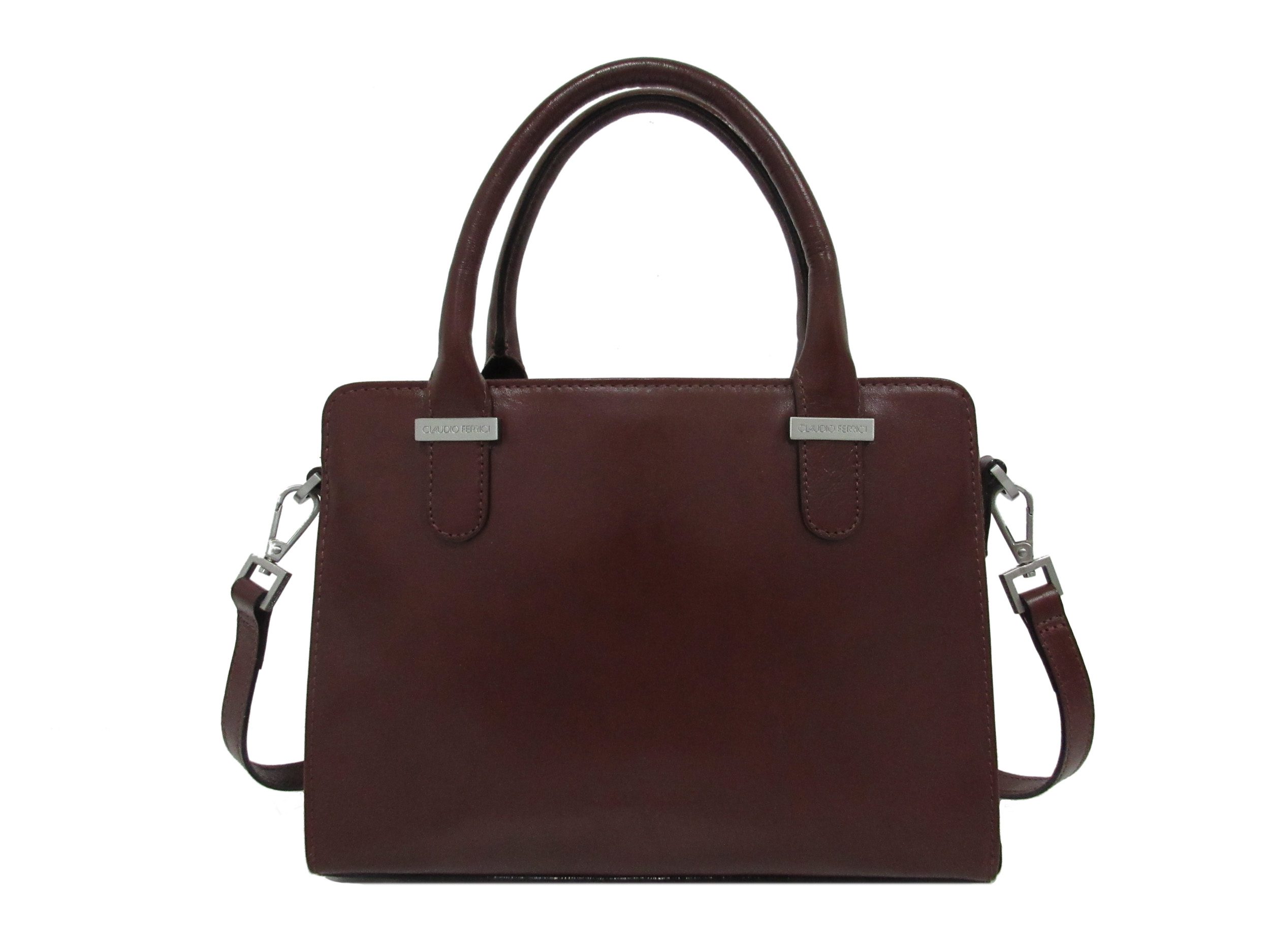 Claudio Ferrici Classico Handtas Donkerbruin
