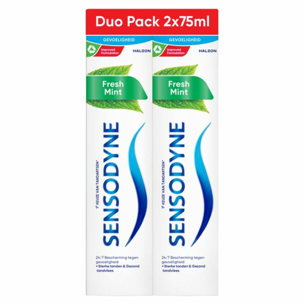 3x Sensodyne Tandpasta Fresh Mint Duo2 stuks