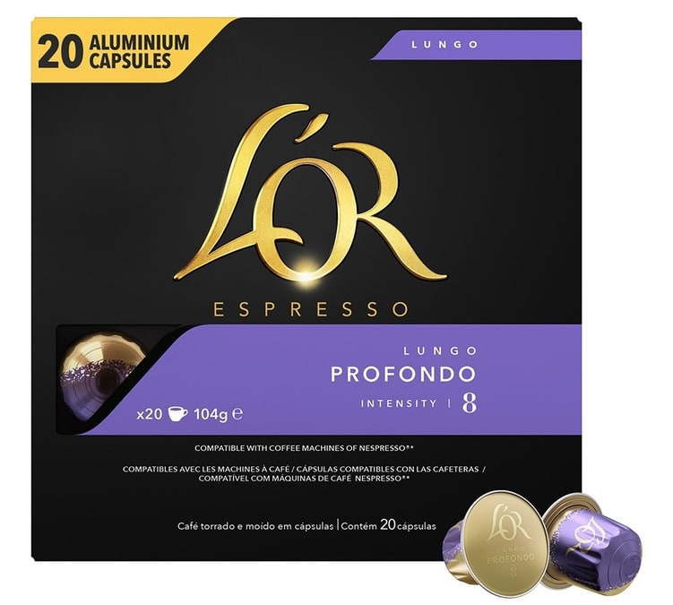 20 capsules compatibles Nespresso® Lungo Profondo  - L'OR ESPRESSO