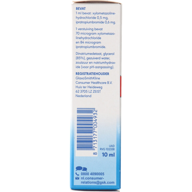 Otrivin Duo neusspray vanaf 18 jaar