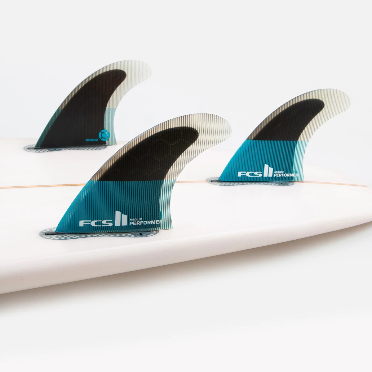 FCS FCS II Performer PC Teal Black Thruster - XSmall