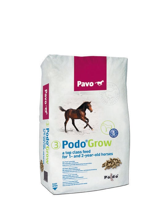 Pavo Podo Grow - Fokkerij - Paardenvoer - 20 Kilogram - Zak