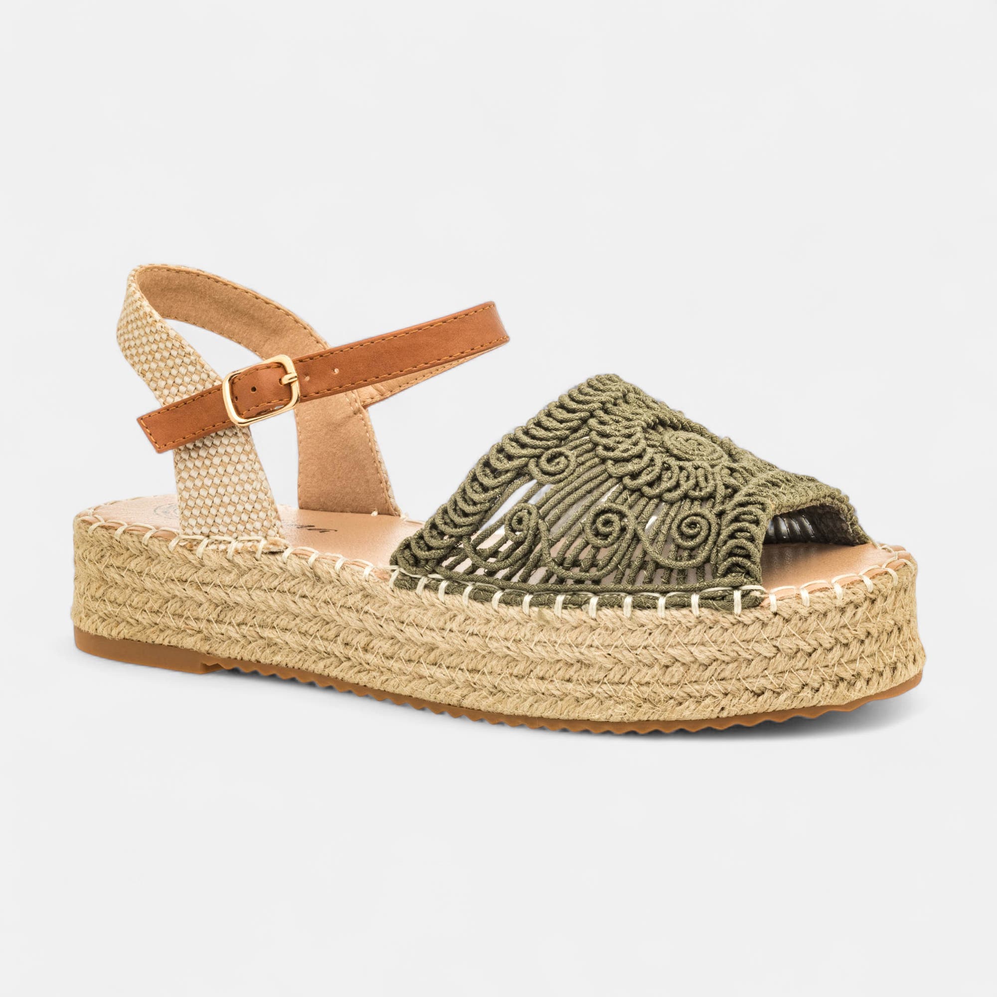 Espadrilles Femme kaki