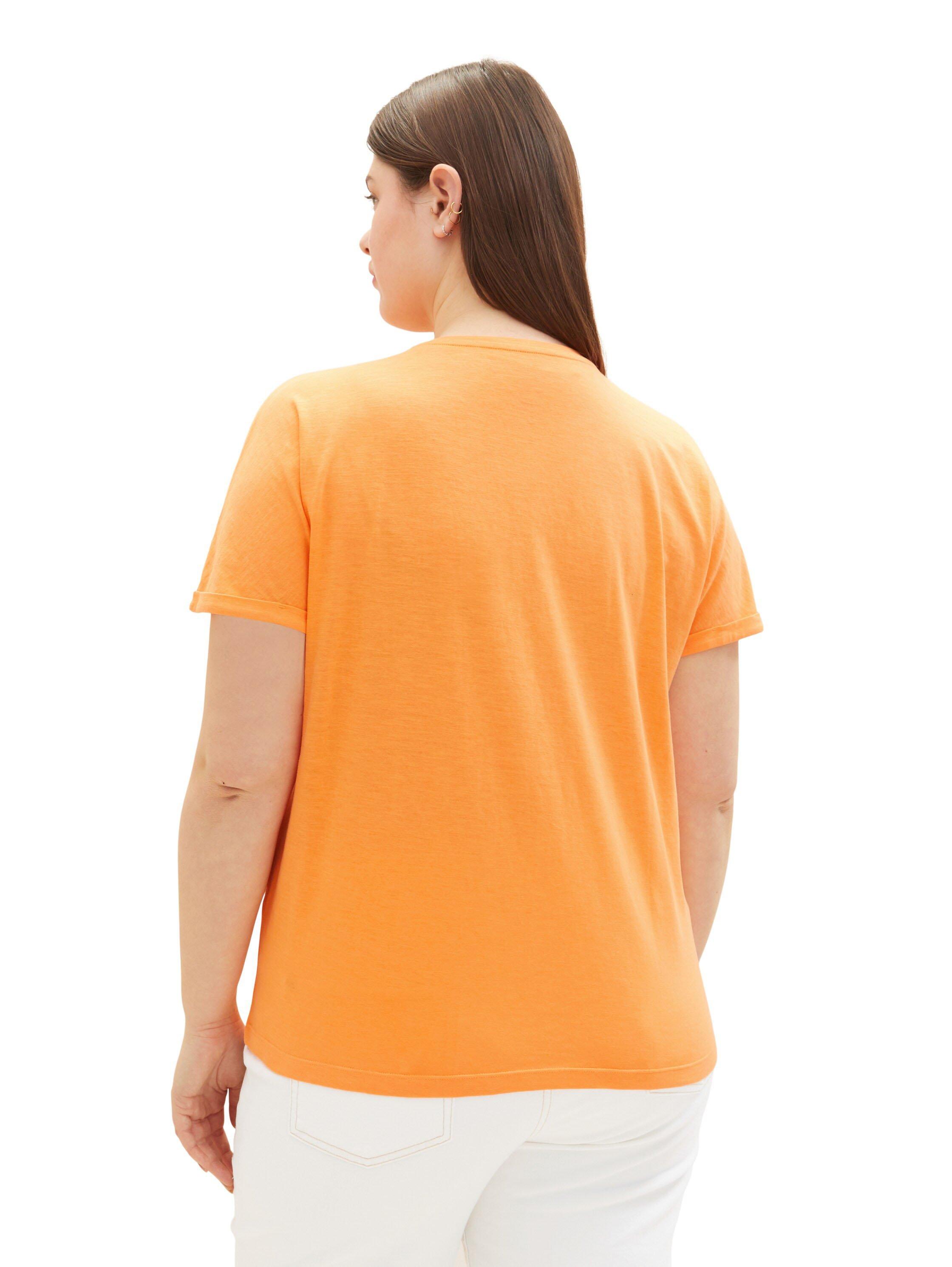Shirt mit kleiner Statement-Stickerei auf der Brust