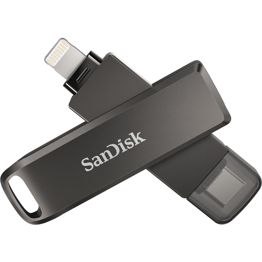 (128GB) iXpand Flash Drive Luxe USB C 3.1 / Lightning Speicher Stick Flash Drive (SDIX70N-128G-GN6NE) - Schwarz