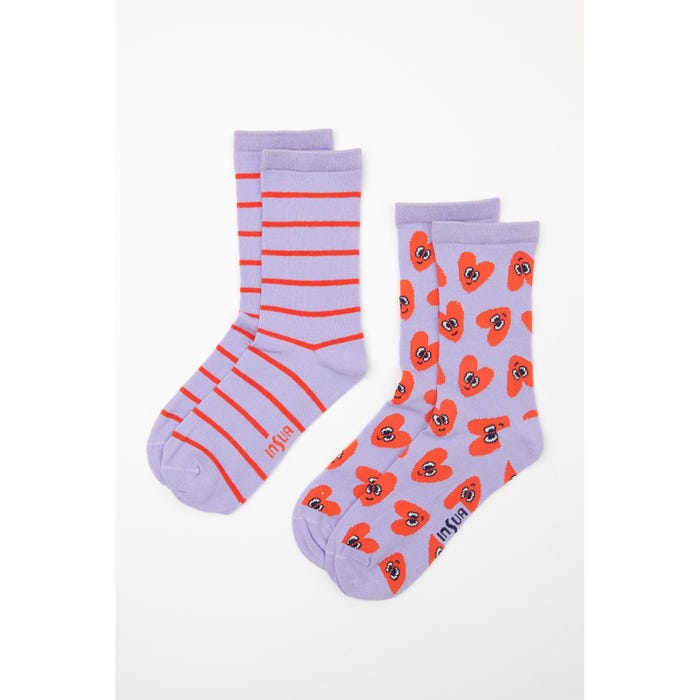 inSua-Kids 2-pack sokken heart - inSua