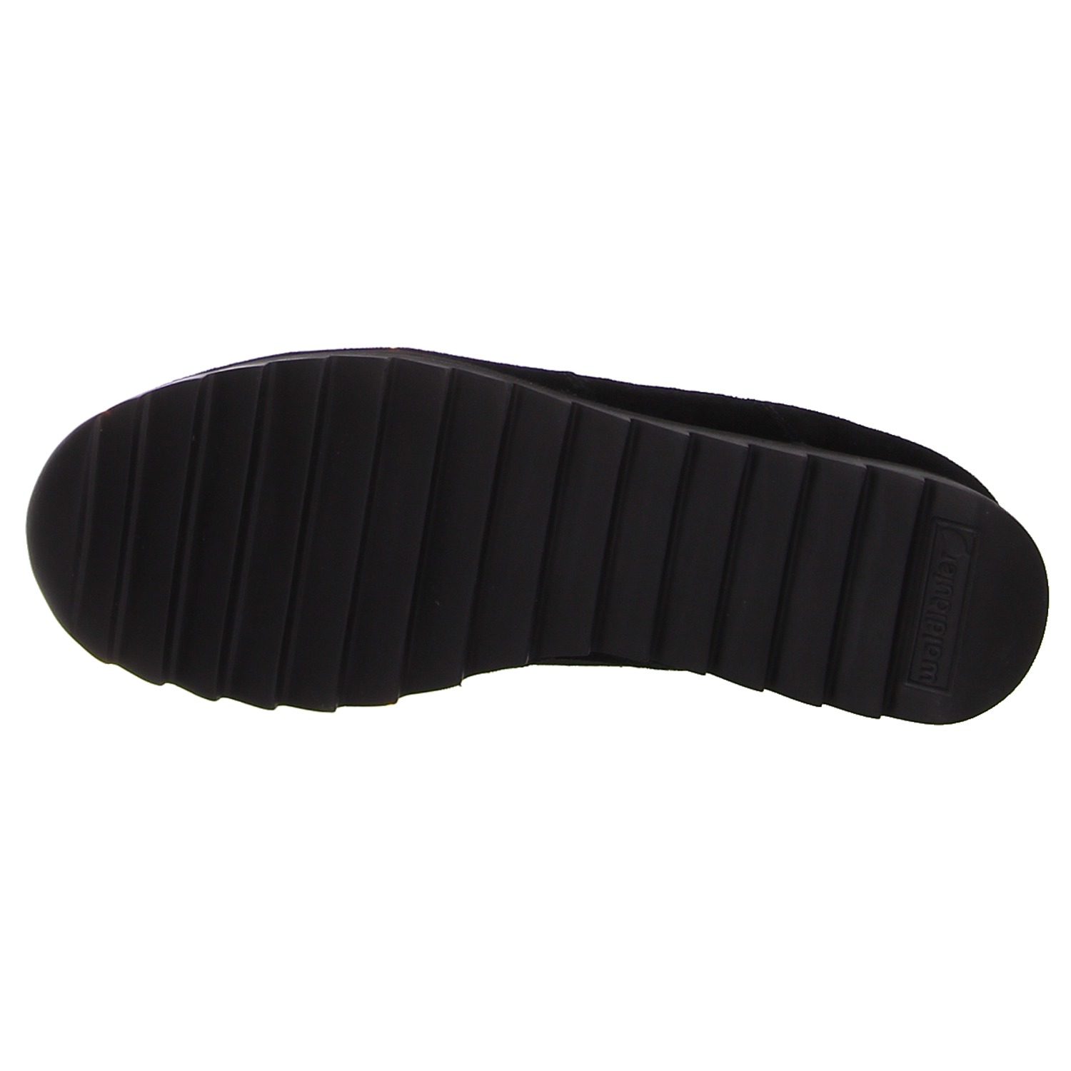 Waldläufer Sneaker schwarz schwarz