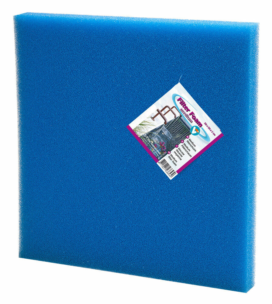 VT Filter foam middel 2x50x50 - Filterfoam - 50x50x2 cm