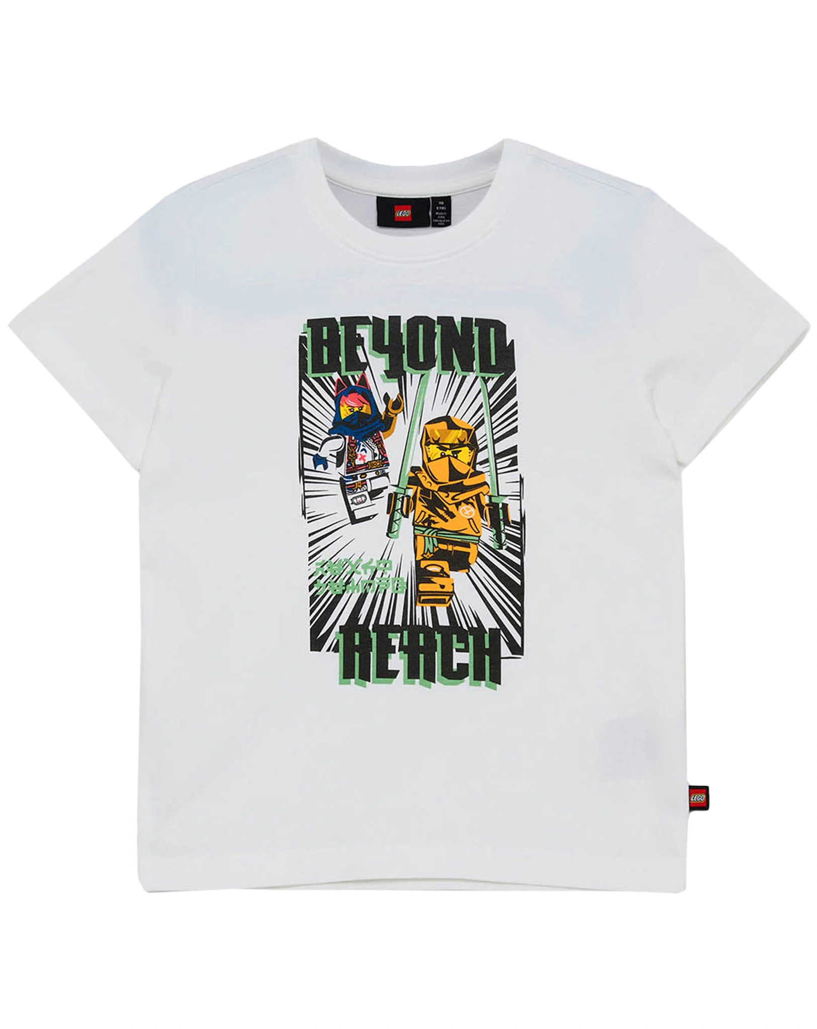 Kurzarmshirt LWTANO 212 in white