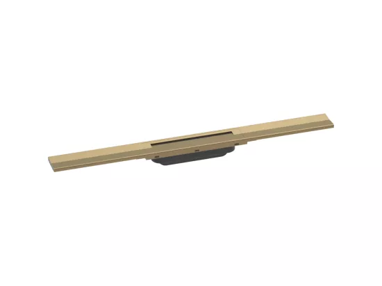 Caniveau de douche découpable 70 cm HANSGROHE RainDrain Flex montage libre bronze brossé