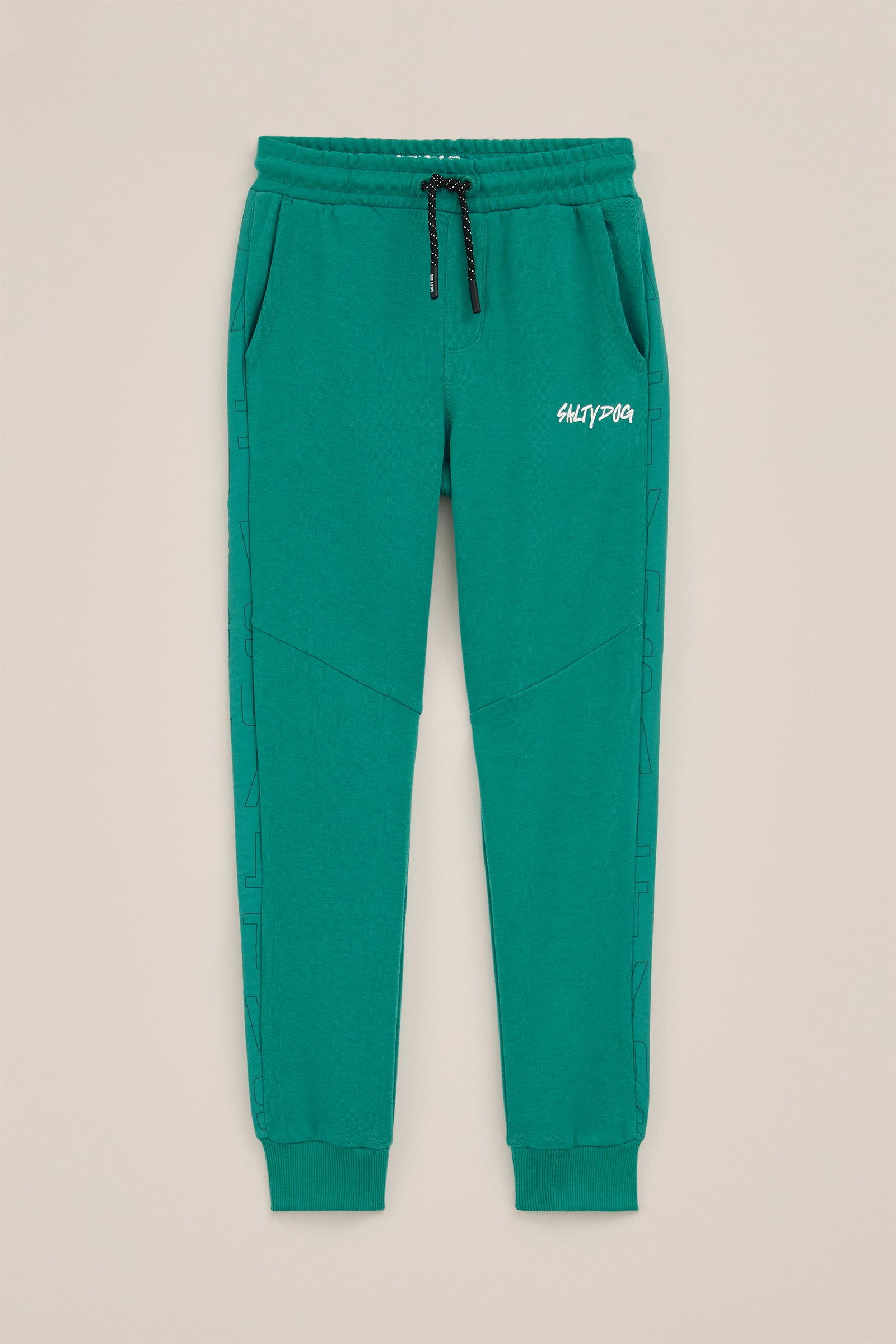 Jongens joggingbroek met tapedetail Salty Dog Petrol