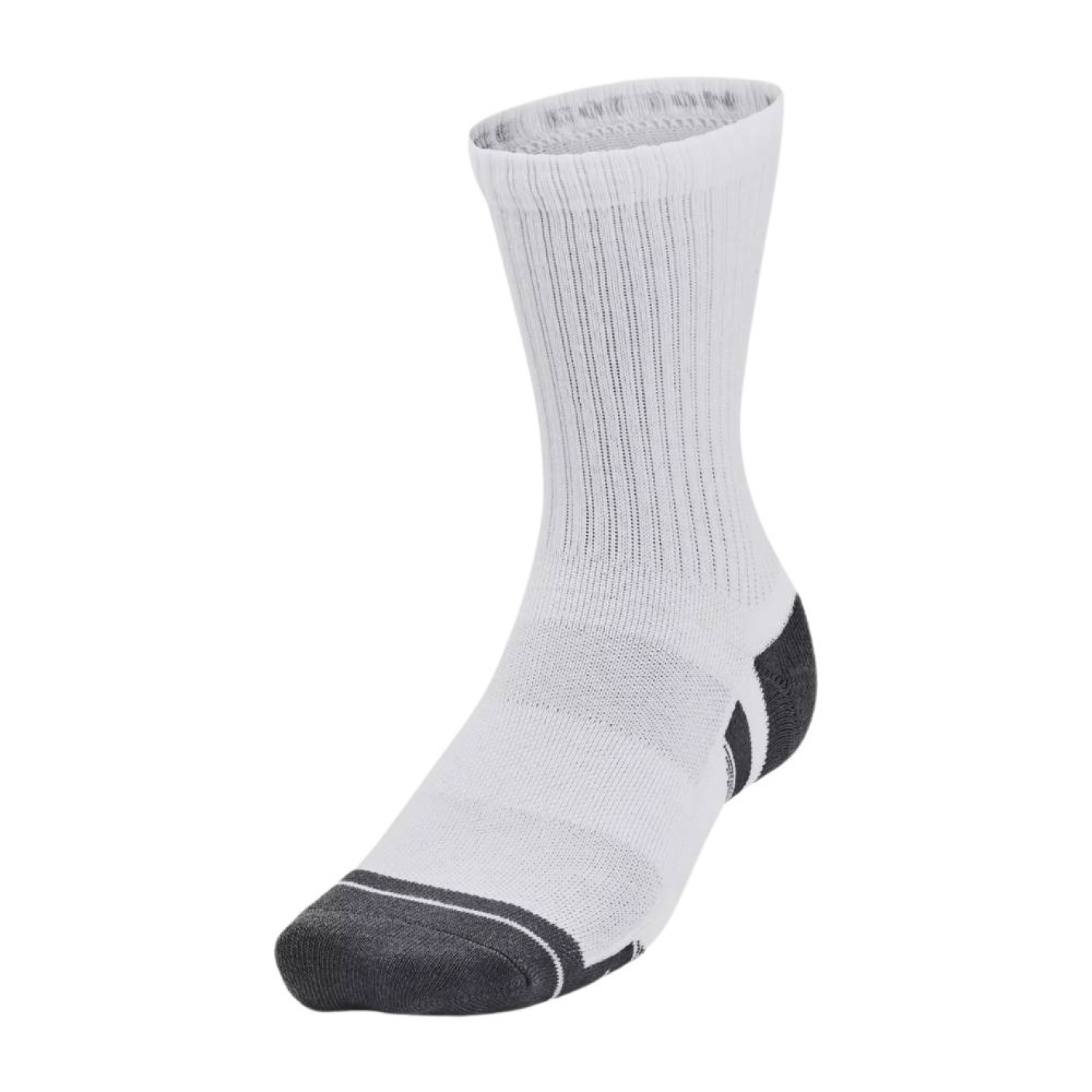 Under Armour Performance Sportsokken 3-Pack Wit Grijs