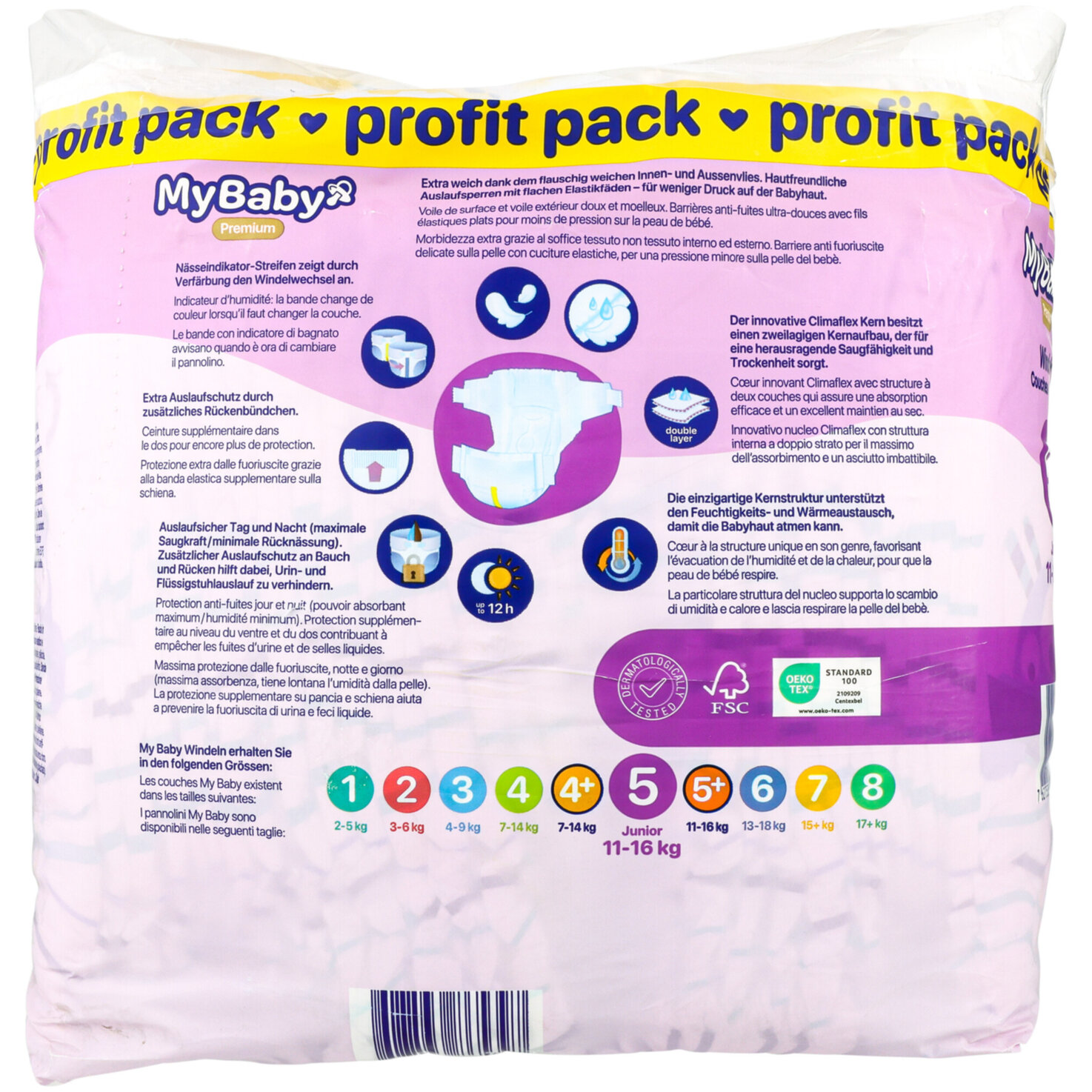 My Baby 5 Junior Profit Pack 76 Windeln