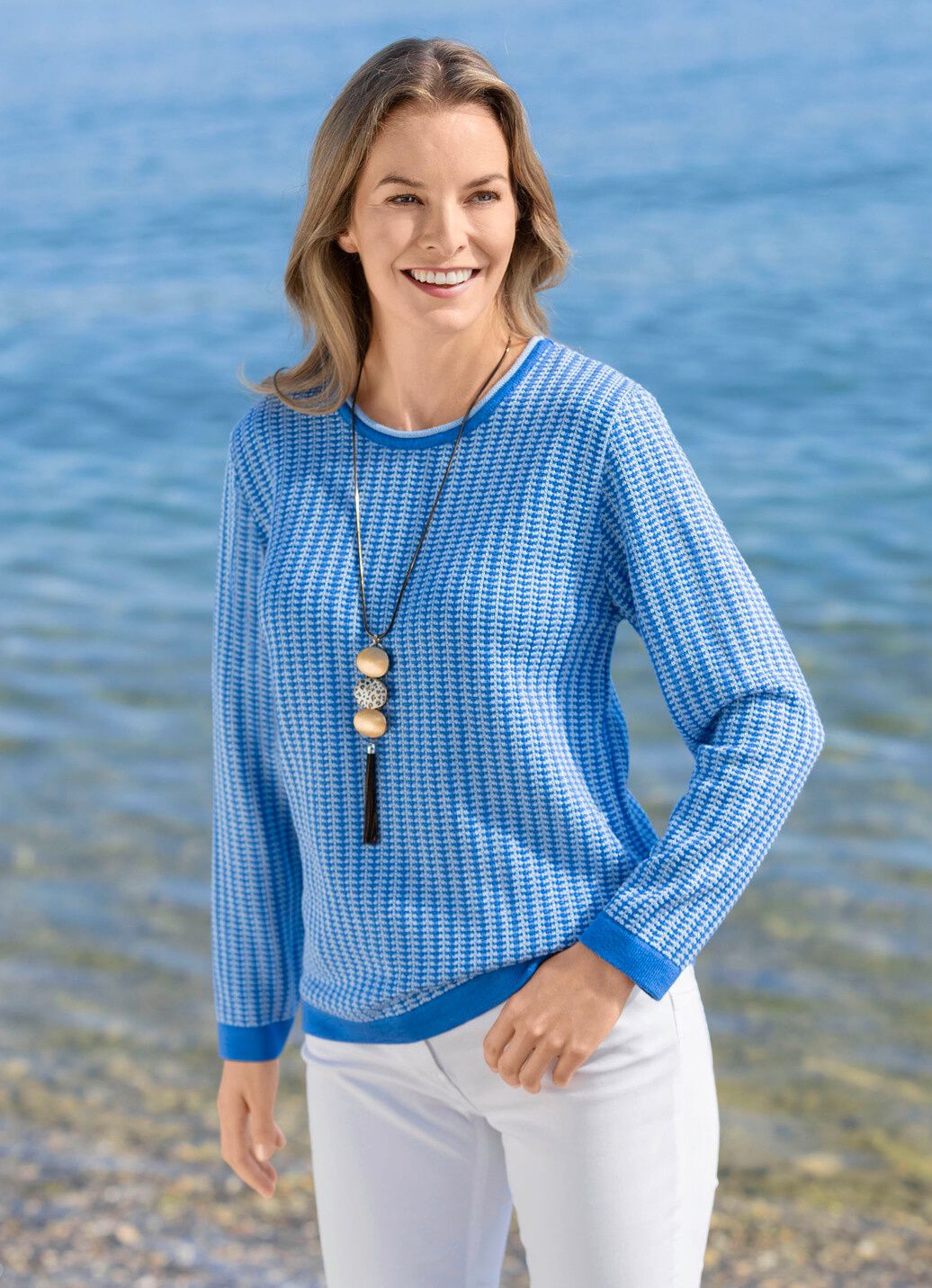 Pullover mit Alloverstruktur