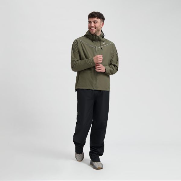 Rogelli Essential Commuter Regnsæt, Green/Black