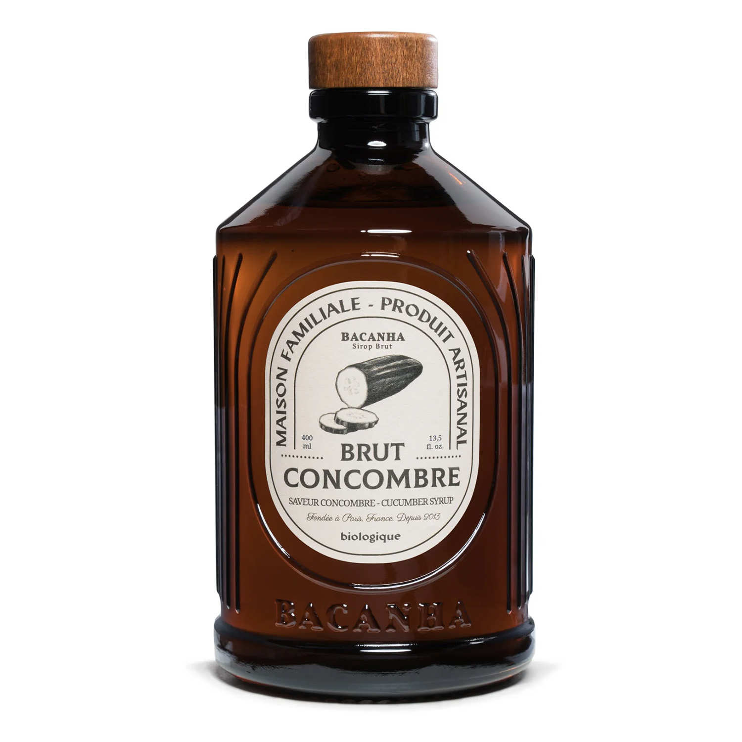 Sirop de concombre brut bio - Bacanha