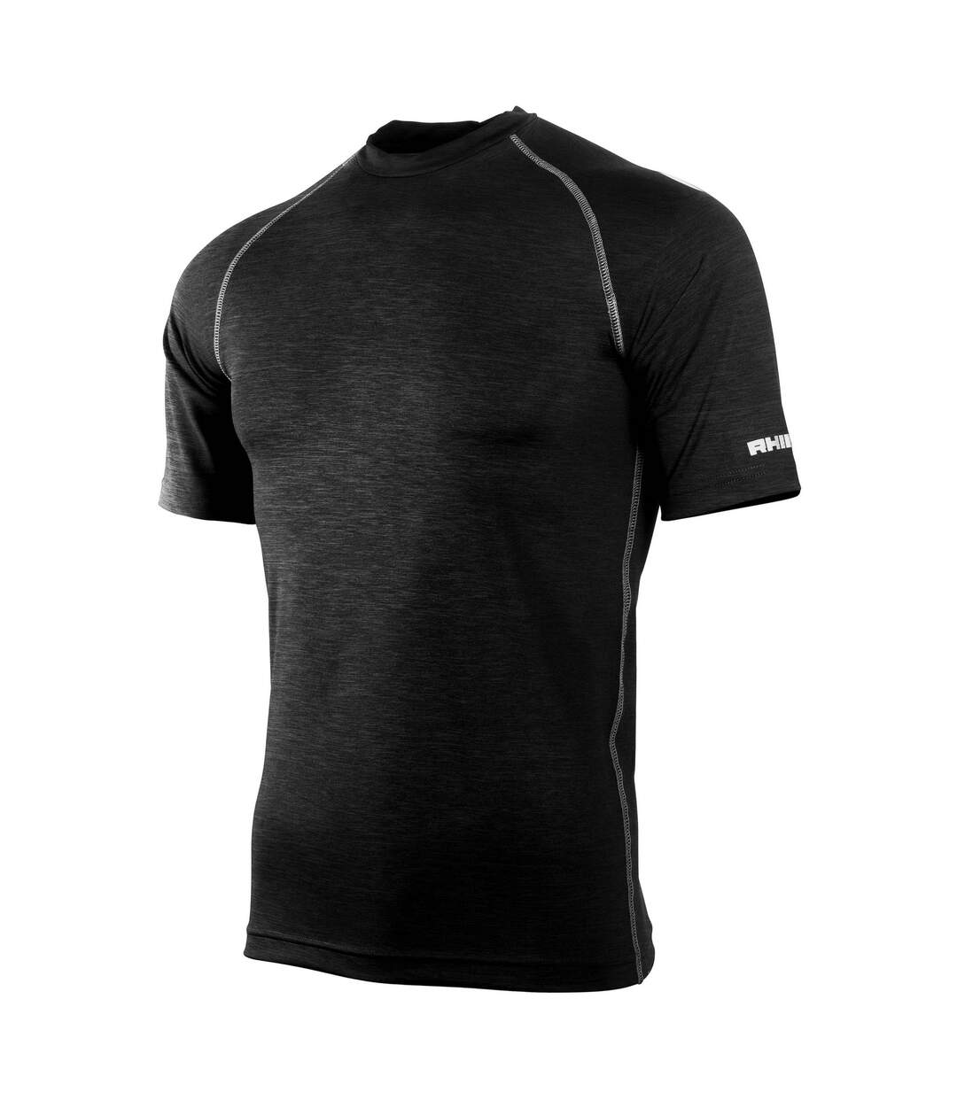 Rhino - Base layer sport à manches courtes - Homme (Noir chiné) - UTRW1277