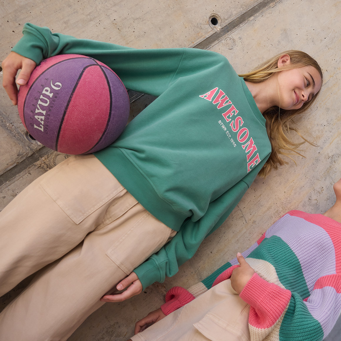 Beatwear Mädchen Sweatshirt mit Print grün