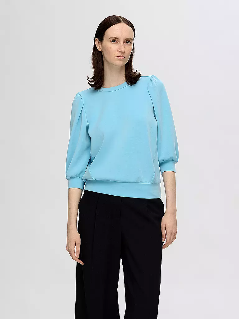 SELECTED FEMME Sweater SLFTENNY hellblau