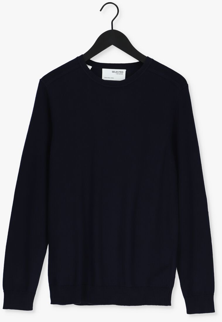 SELECTED HOMME donkerblauwe selected homme trui slhberg crew neck b