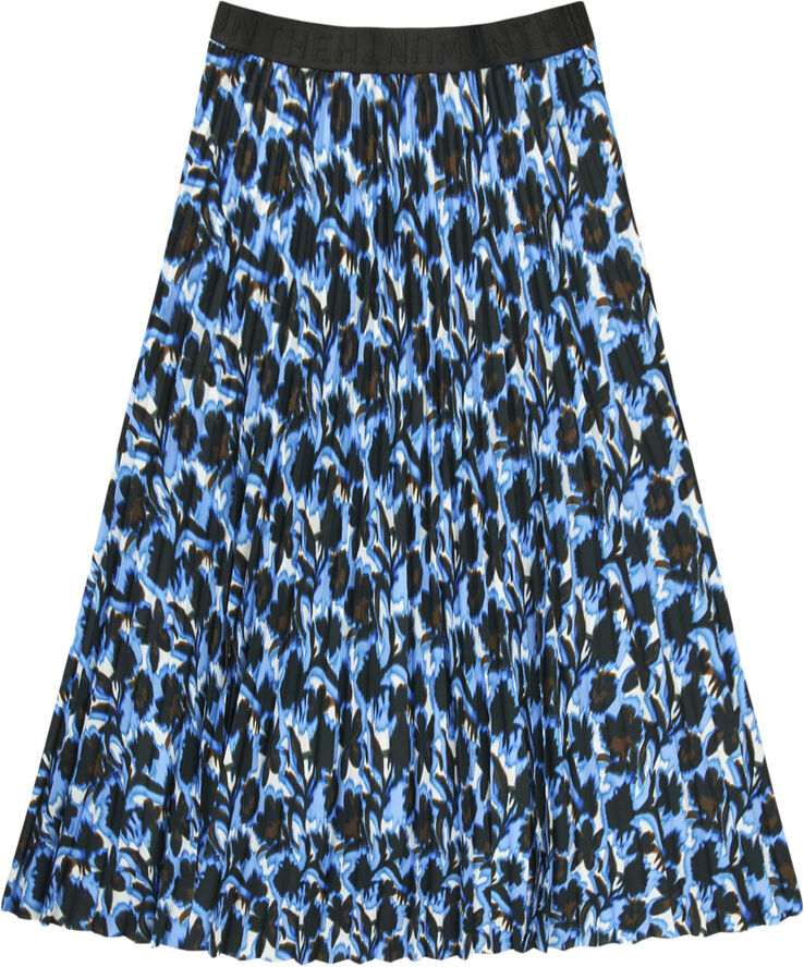 MUNTHE CHARMING Pleated Skirt Blue