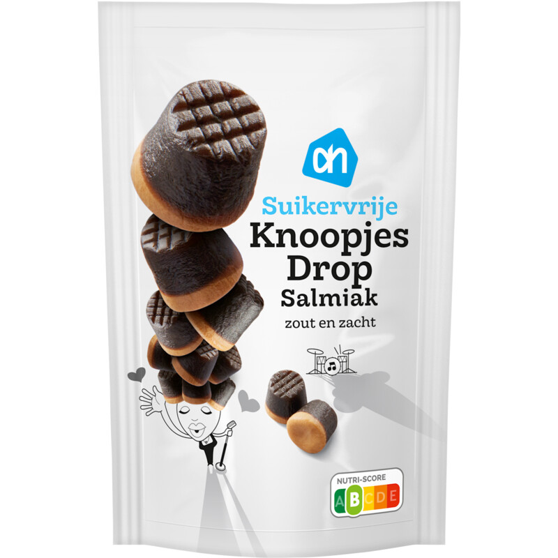 AH Knoopjesdrop salmiak suikervrij