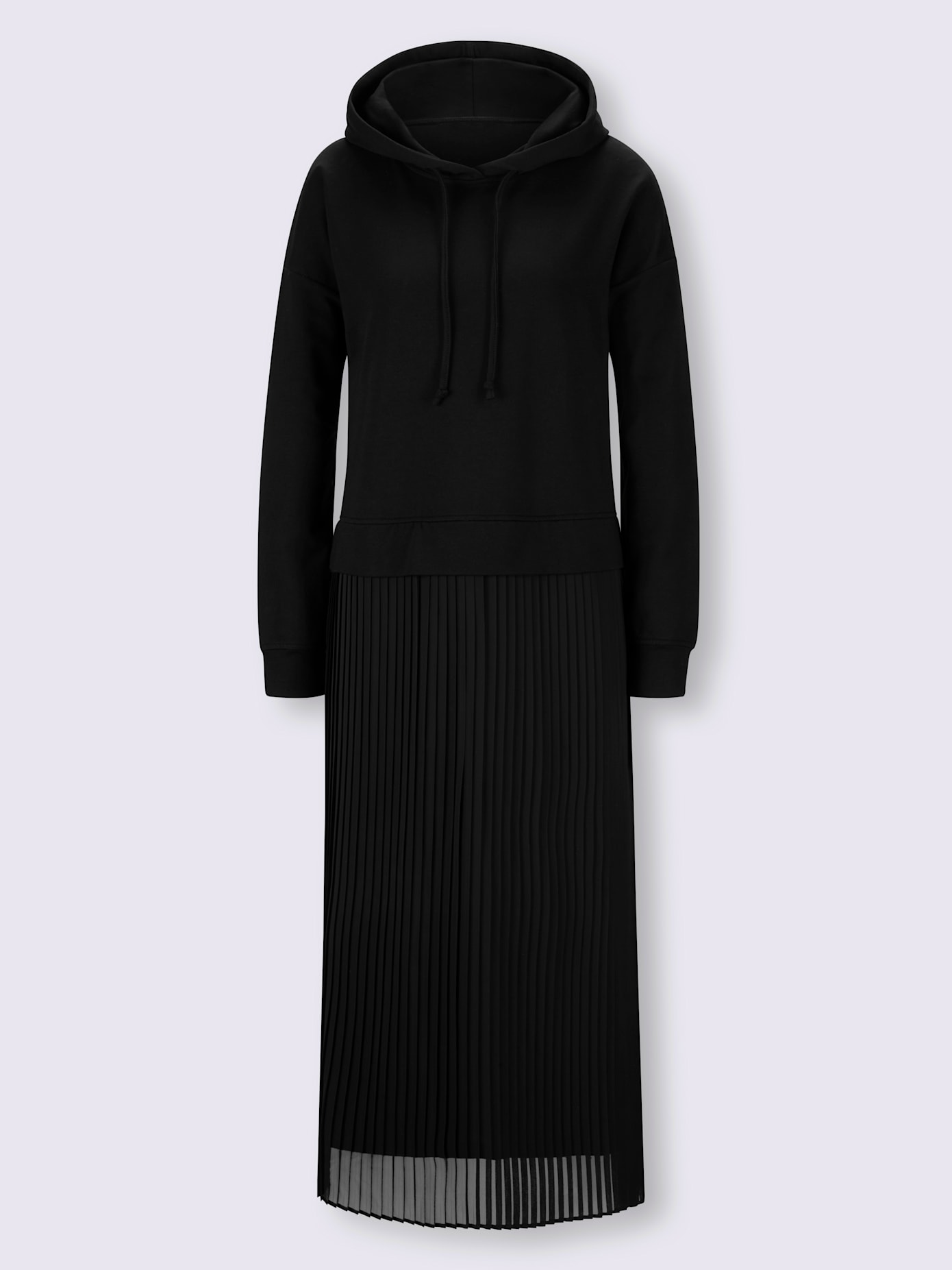 Robe en jersey superbe mélange de matières