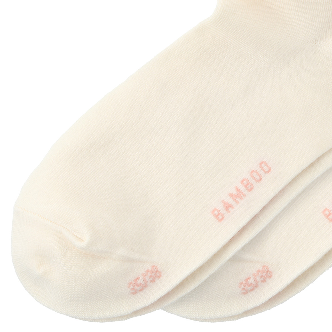 Gina Benotti 2 Paar Damen Sneaker-Socken mit Rollbündchen cremeweiss